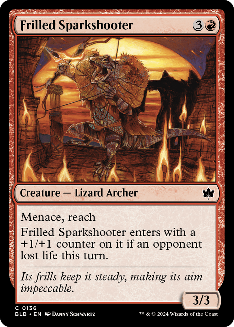Frilled Sparkshooter [Bloomburrow] MTG Single Magic: The Gathering | Red Claw Gaming
