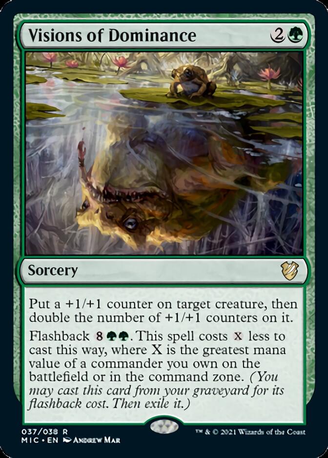 Visions of Dominance [Innistrad: Midnight Hunt Commander] MTG Single Magic: The Gathering | Red Claw Gaming