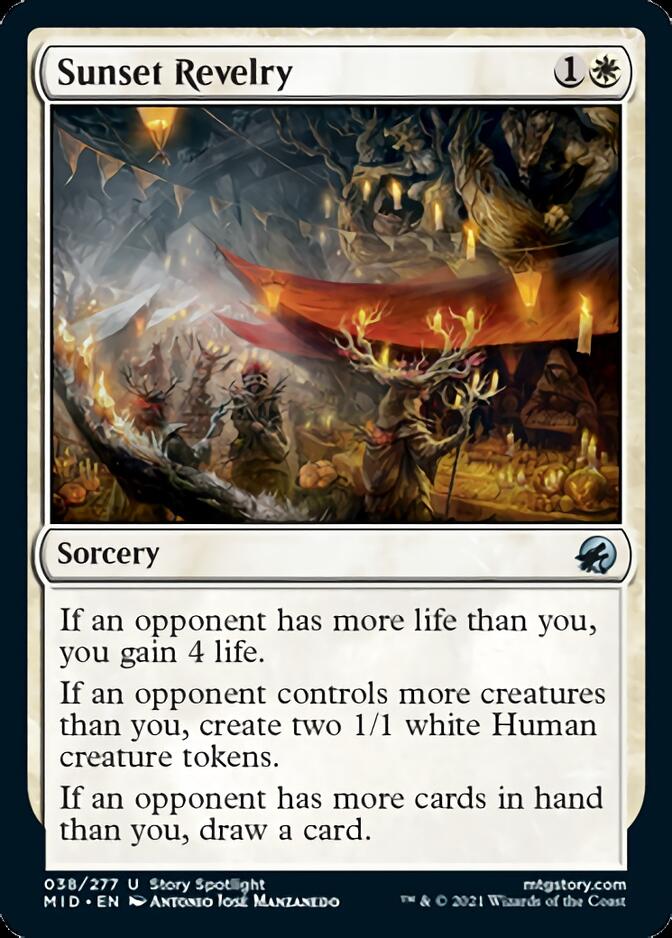 Sunset Revelry [Innistrad: Midnight Hunt] MTG Single Magic: The Gathering | Red Claw Gaming