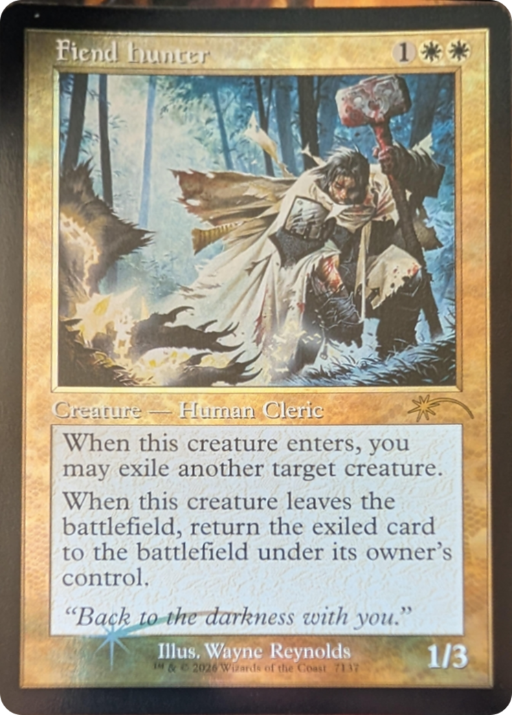 Fiend Hunter (Retro Frame) [Secret Lair Drop Series] MTG Single Magic: The Gathering | Red Claw Gaming