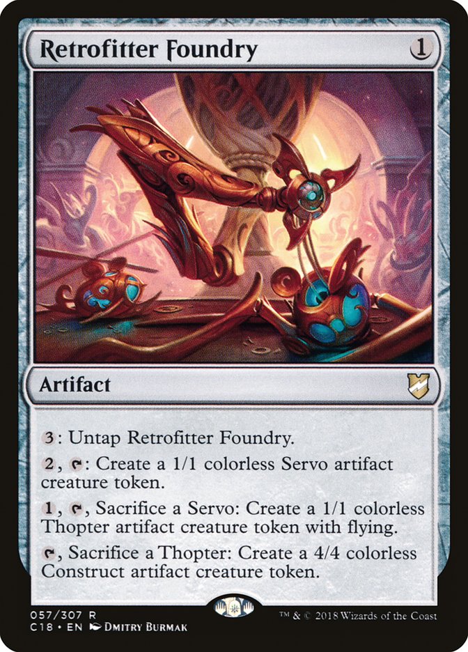 Retrofitter Foundry [Commander 2018] MTG Single Magic: The Gathering | Red Claw Gaming