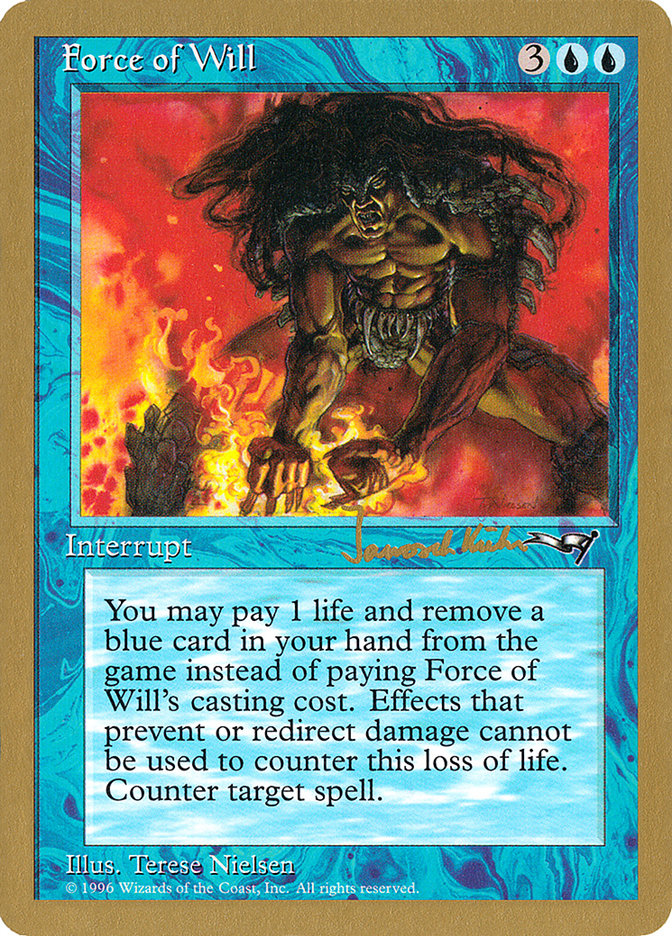 Force of Will (Janosch Kuhn) [World Championship Decks 1997] MTG Single Magic: The Gathering | Red Claw Gaming