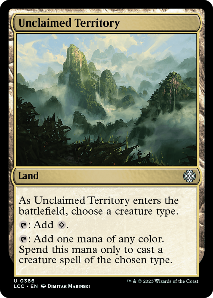 Unclaimed Territory [The Lost Caverns of Ixalan Commander] MTG Single Magic: The Gathering | Red Claw Gaming