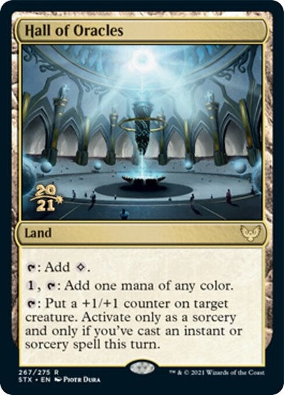 Hall of Oracles [Strixhaven: School of Mages Prerelease Promos] MTG Single Magic: The Gathering | Red Claw Gaming