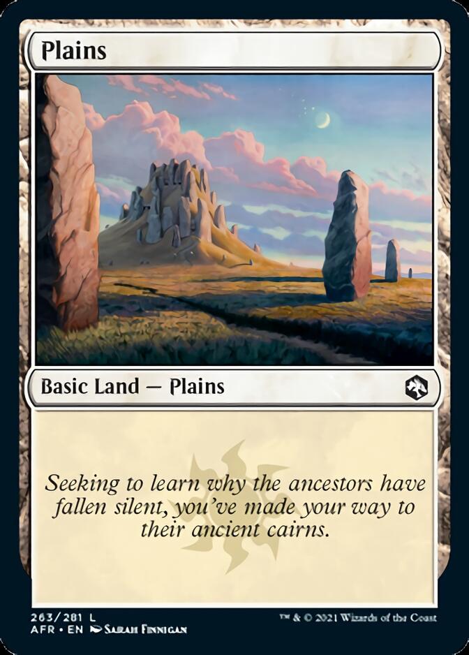 Plains (263) [Dungeons & Dragons: Adventures in the Forgotten Realms] MTG Single Magic: The Gathering | Red Claw Gaming