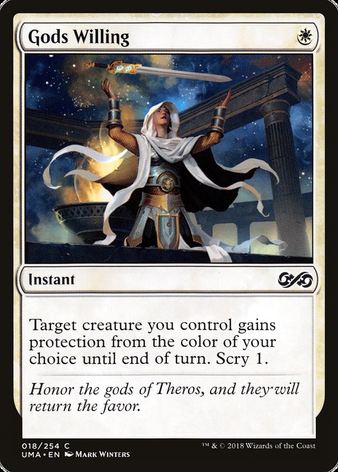 Gods Willing [Ultimate Masters] MTG Single Magic: The Gathering | Red Claw Gaming