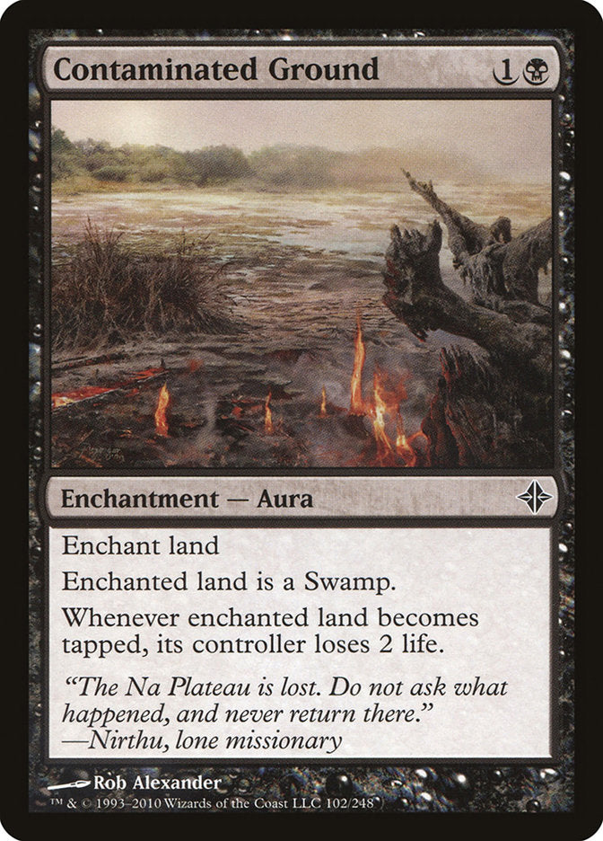 Contaminated Ground [Rise of the Eldrazi] MTG Single Magic: The Gathering | Red Claw Gaming