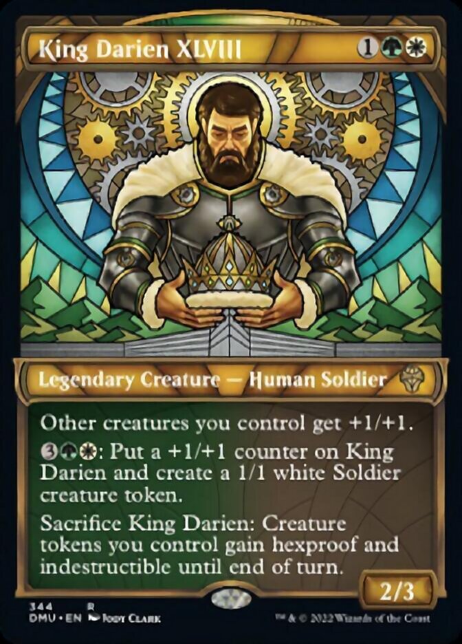 King Darien XLVIII (Showcase Textured) [Dominaria United] MTG Single Magic: The Gathering | Red Claw Gaming
