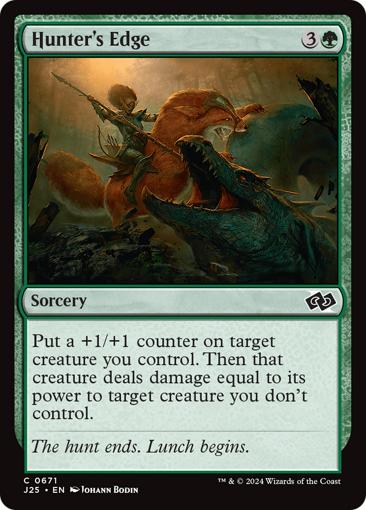 Hunter's Edge [Foundations Jumpstart] MTG Single Magic: The Gathering | Red Claw Gaming