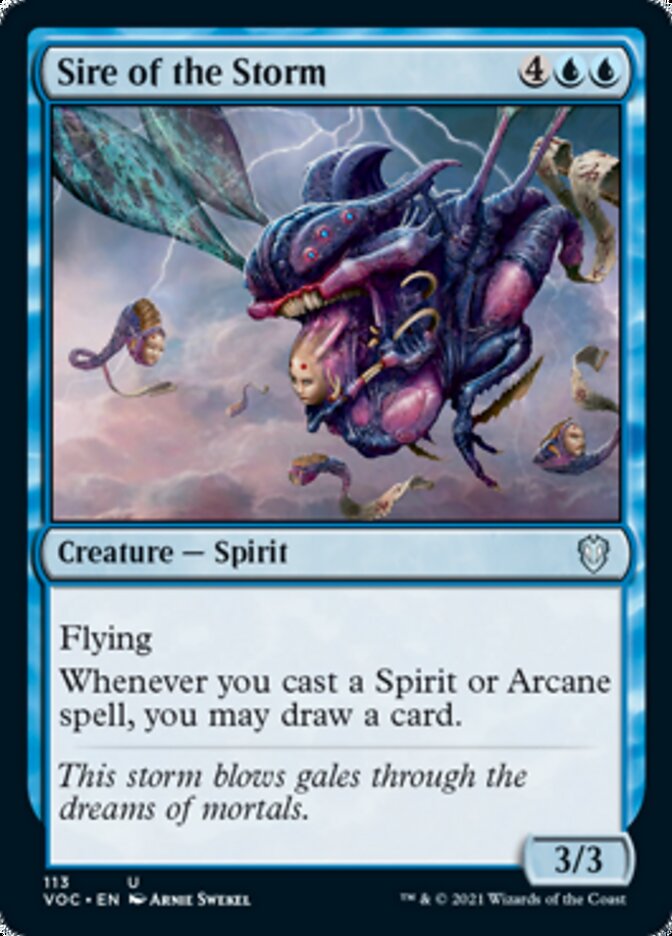 Sire of the Storm [Innistrad: Crimson Vow Commander] MTG Single Magic: The Gathering | Red Claw Gaming