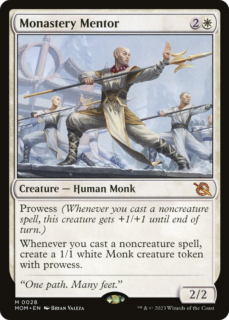 Monastery Mentor [March of the Machine] MTG Single Magic: The Gathering    | Red Claw Gaming