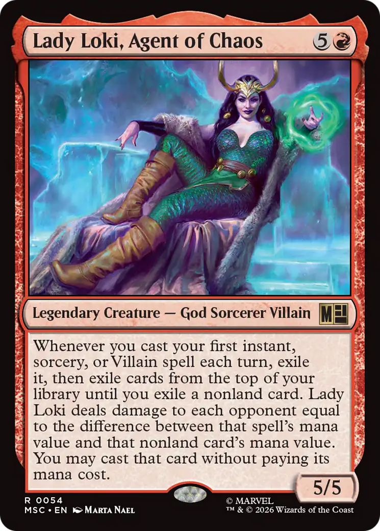 Lady Loki, Agent of Chaos (Surge Foil) [Marvel Super Heroes Commander] | Red Claw Gaming
