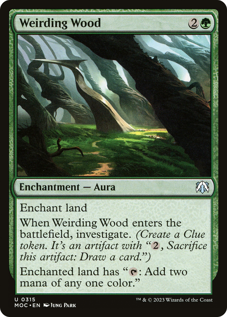 Weirding Wood [March of the Machine Commander] MTG Single Magic: The Gathering | Red Claw Gaming