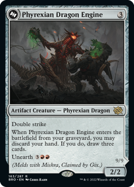 Phyrexian Dragon Engine [The Brothers' War] MTG Single Magic: The Gathering | Red Claw Gaming