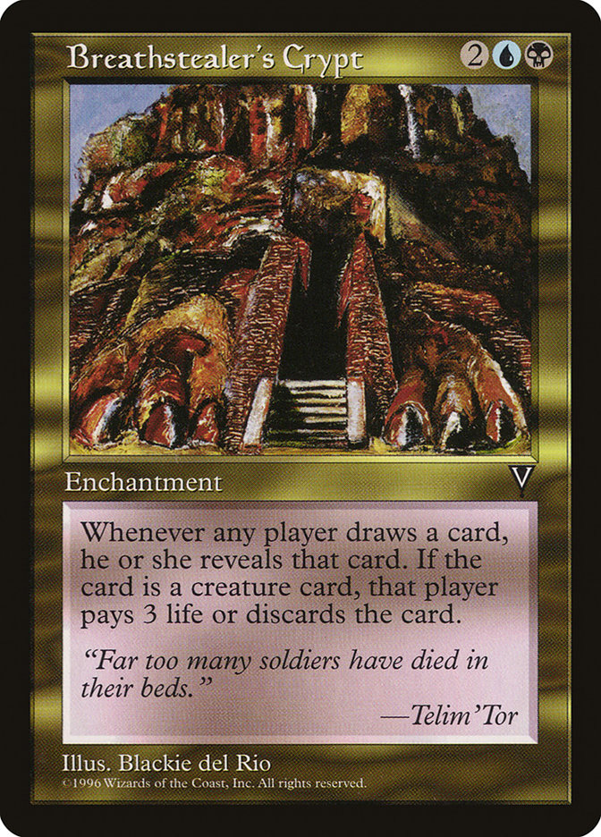 Breathstealer's Crypt [Visions] MTG Single Magic: The Gathering | Red Claw Gaming