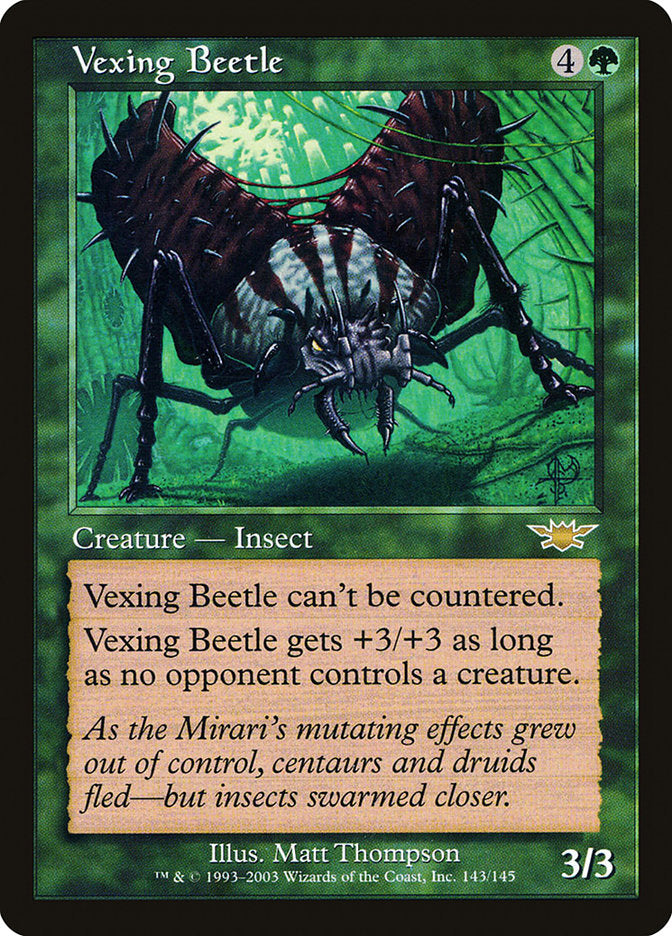 Vexing Beetle [Legions] MTG Single Magic: The Gathering | Red Claw Gaming