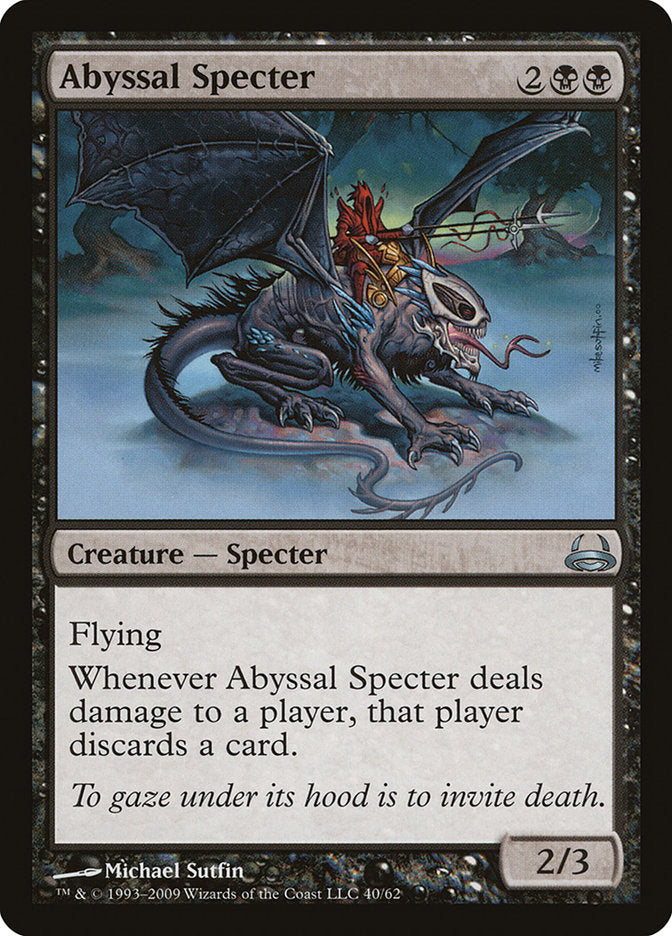 Abyssal Specter [Duel Decks: Divine vs. Demonic] MTG Single Magic: The Gathering | Red Claw Gaming