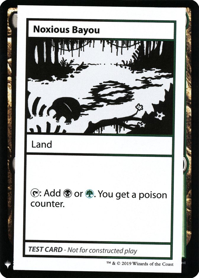 Noxious Bayou [Mystery Booster Playtest Cards] MTG Single Magic: The Gathering | Red Claw Gaming