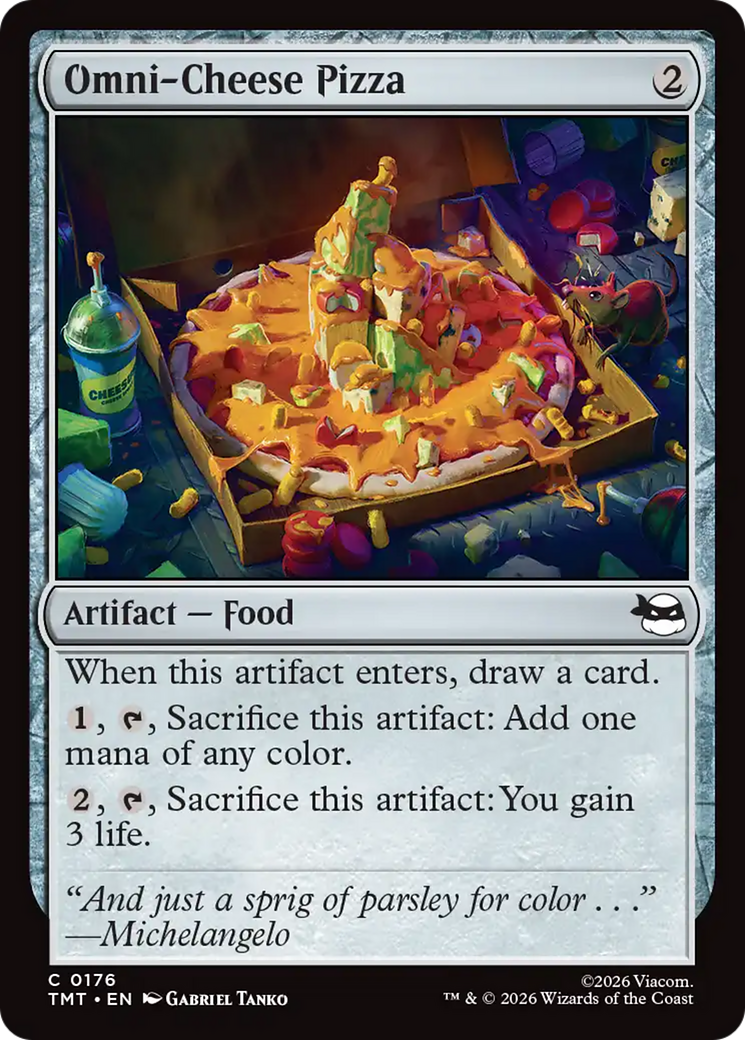 Omni-Cheese Pizza [Teenage Mutant Ninja Turtles] MTG Single Magic: The Gathering | Red Claw Gaming