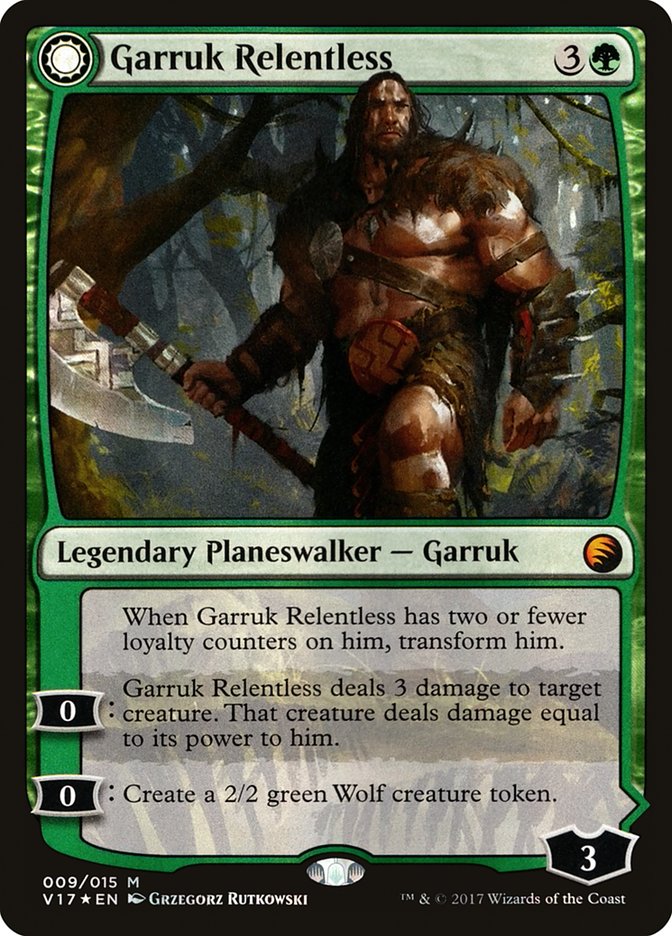 Garruk Relentless // Garruk, the Veil-Cursed [From the Vault: Transform] MTG Single Magic: The Gathering | Red Claw Gaming