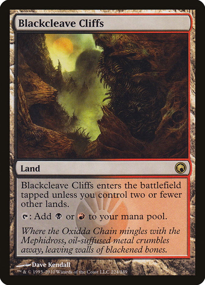 Blackcleave Cliffs [Scars of Mirrodin] MTG Single Magic: The Gathering | Red Claw Gaming