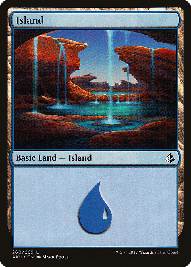 Island (260) [Amonkhet] MTG Single Magic: The Gathering | Red Claw Gaming