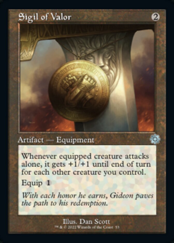 Sigil of Valor (Retro) [The Brothers' War Retro Artifacts] MTG Single Magic: The Gathering | Red Claw Gaming