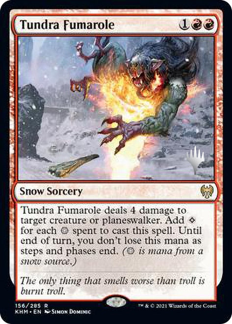 Tundra Fumarole (Promo Pack) [Kaldheim Promos] MTG Single Magic: The Gathering | Red Claw Gaming