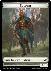 Soldier // Insect Double-Sided Token [March of the Machine Commander Tokens] MTG Single Magic: The Gathering | Red Claw Gaming