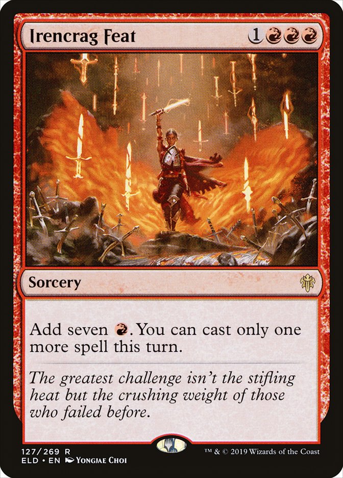 Irencrag Feat [Throne of Eldraine] MTG Single Magic: The Gathering | Red Claw Gaming