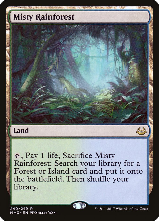 Misty Rainforest [Modern Masters 2017] MTG Single Magic: The Gathering | Red Claw Gaming