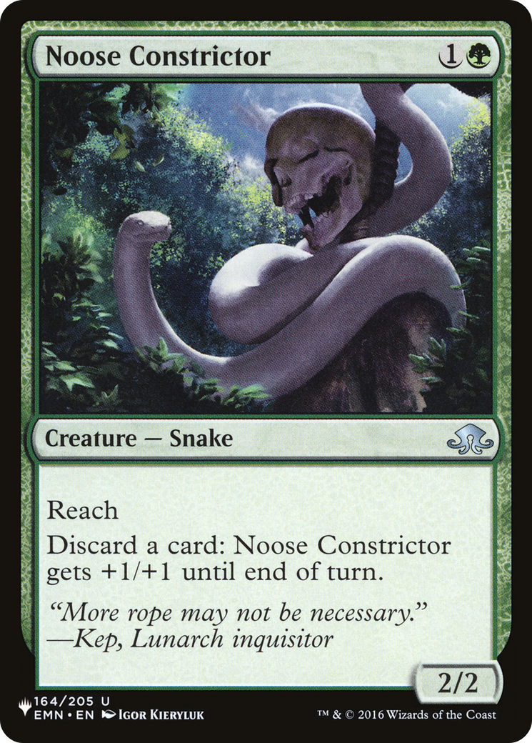 Noose Constrictor [The List] MTG Single Magic: The Gathering | Red Claw Gaming