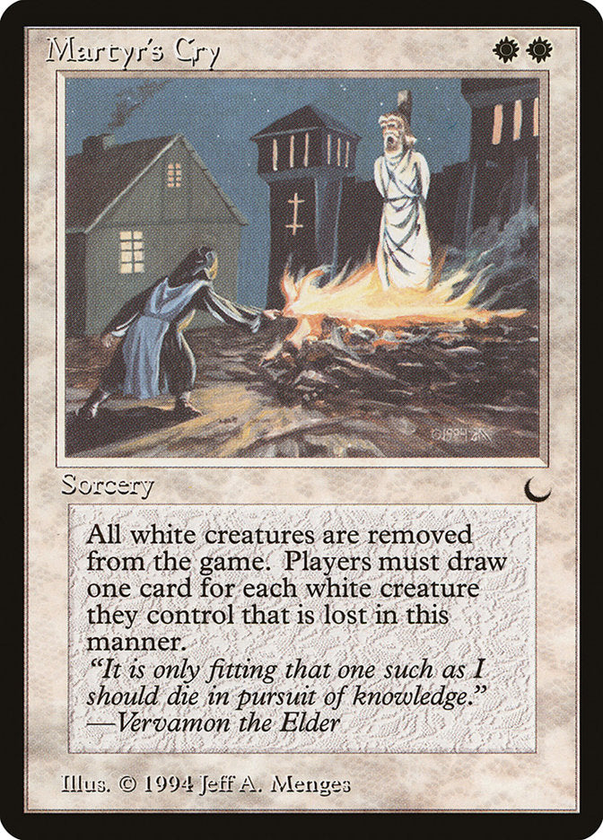 Martyr's Cry [The Dark] MTG Single Magic: The Gathering | Red Claw Gaming