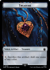 Fish // Treasure (0029) Double-Sided Token [Doctor Who Tokens] MTG Single Magic: The Gathering | Red Claw Gaming