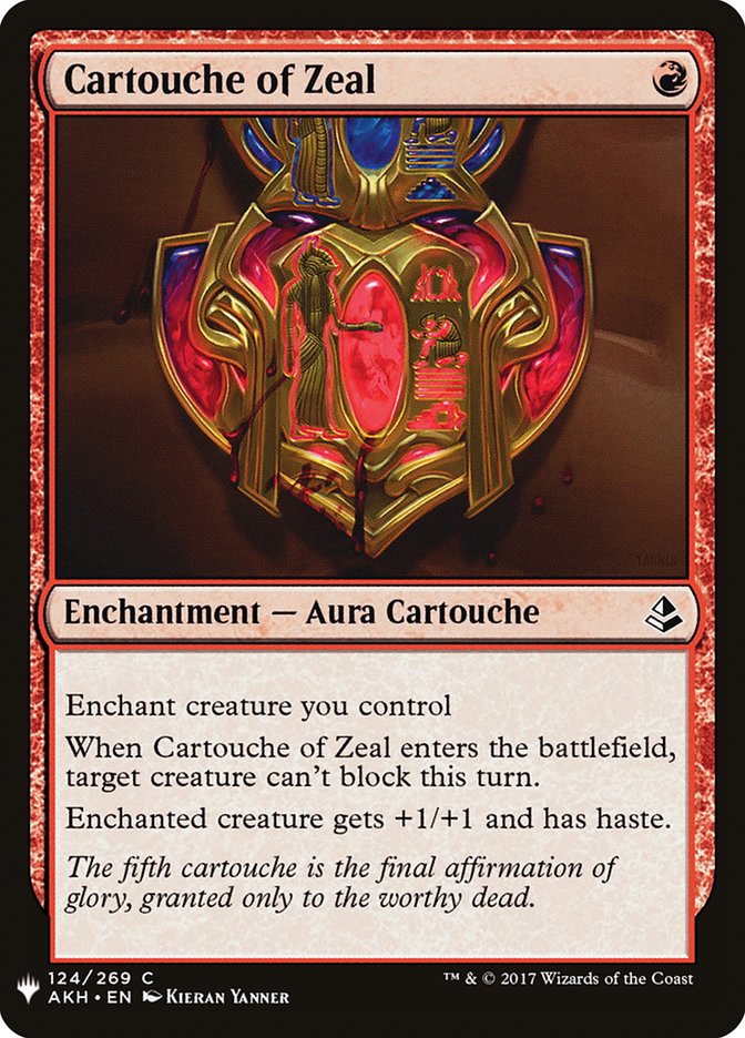 Cartouche of Zeal [Mystery Booster] MTG Single Magic: The Gathering | Red Claw Gaming