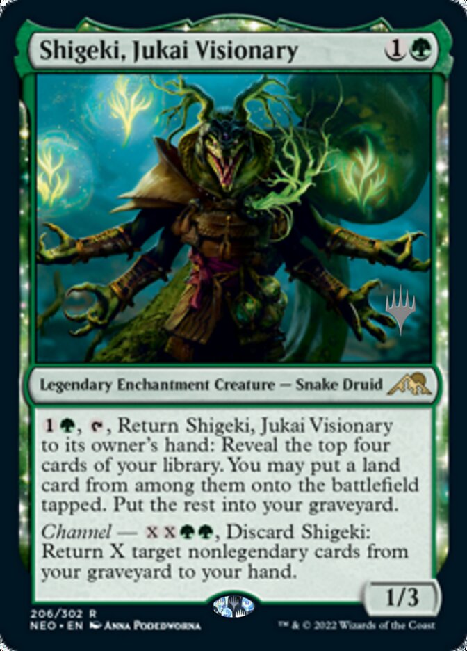 Shigeki, Jukai Visionary (Promo Pack) [Kamigawa: Neon Dynasty Promos] MTG Single Magic: The Gathering | Red Claw Gaming