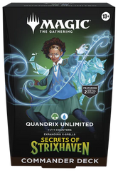 Magic: The Gathering: SECRETS OF STRIXHAVEN COMMANDER DECK Sealed Magic the Gathering Wizards of the Coast (Sealed) Quandrix Unlimited | Red Claw Gaming