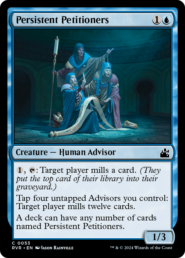 Persistent Petitioners [Ravnica Remastered] MTG Single Magic: The Gathering | Red Claw Gaming