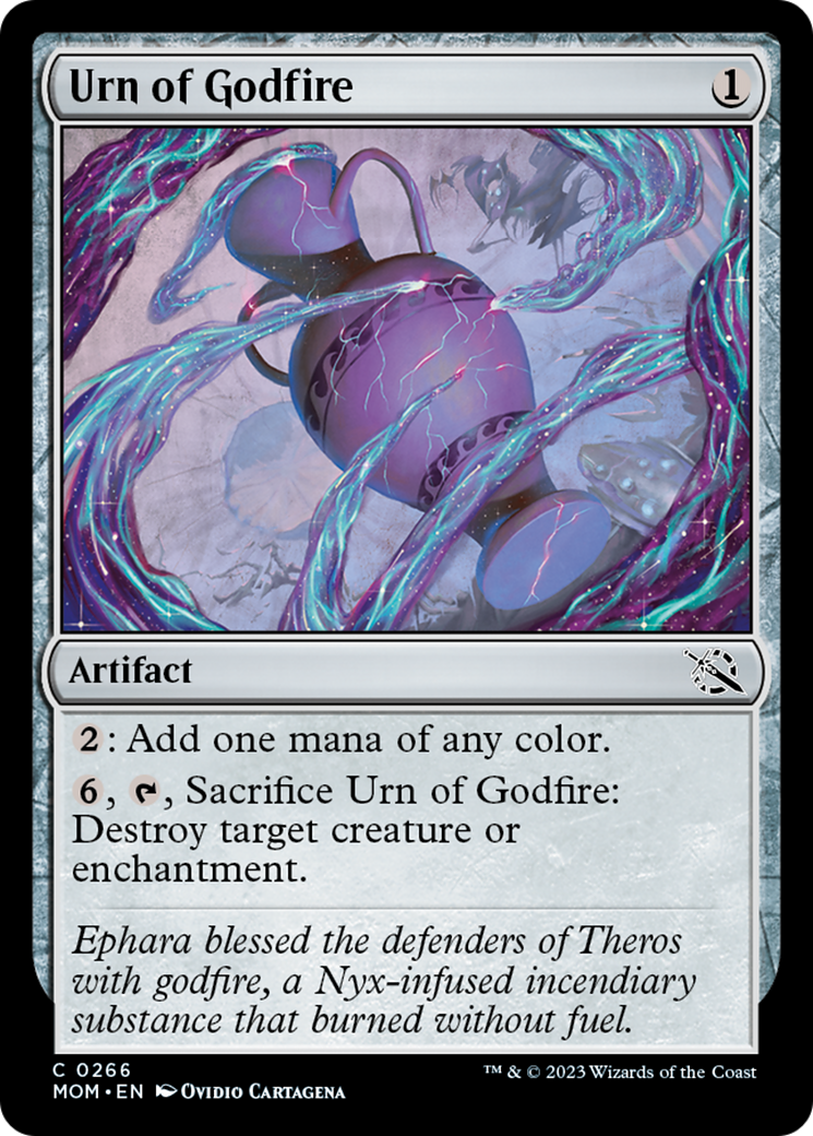Urn of Godfire [March of the Machine] MTG Single Magic: The Gathering    | Red Claw Gaming