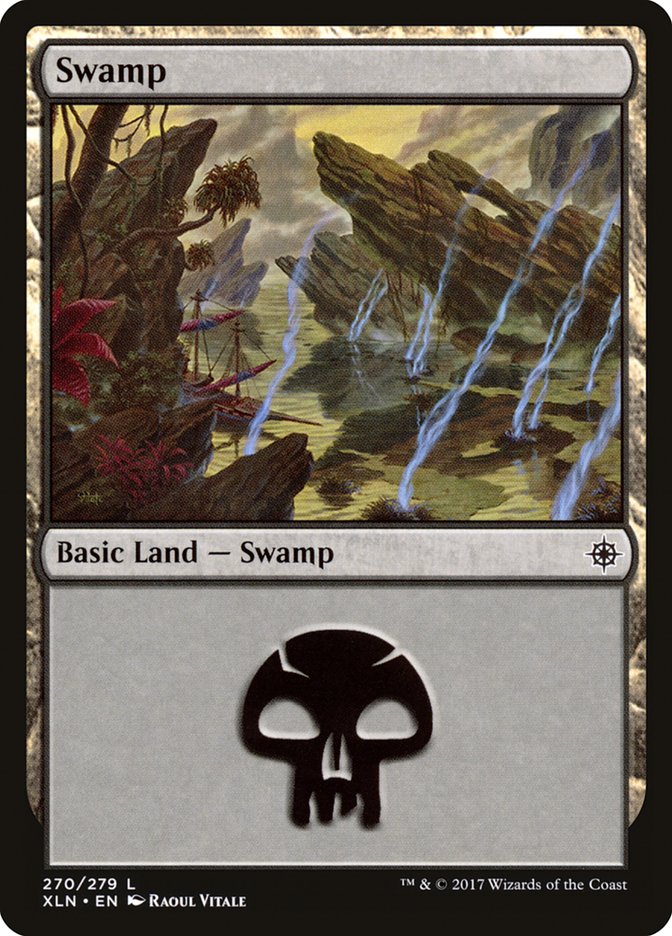 Swamp (270) [Ixalan] MTG Single Magic: The Gathering | Red Claw Gaming