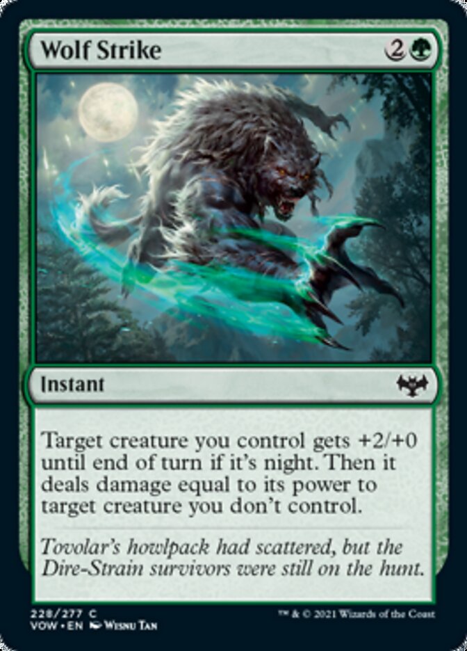 Wolf Strike [Innistrad: Crimson Vow] MTG Single Magic: The Gathering | Red Claw Gaming