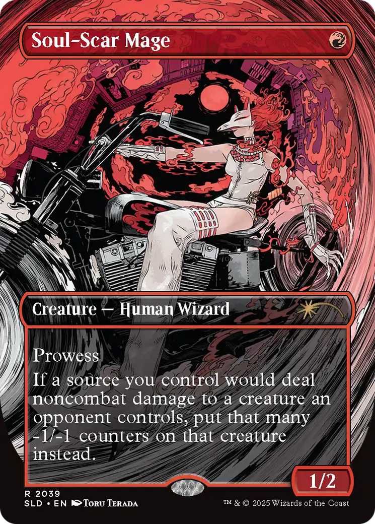 Soul-Scar Mage (2039) (Rainbow Foil) [Secret Lair Drop Series] MTG Single Magic: The Gathering | Red Claw Gaming