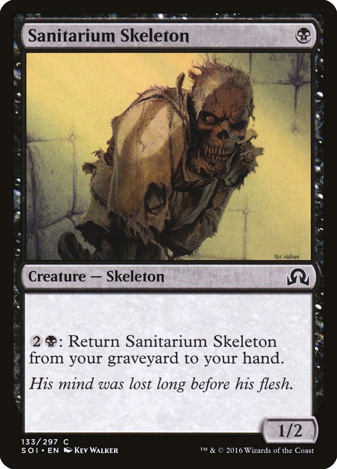Sanitarium Skeleton [Shadows over Innistrad] MTG Single Magic: The Gathering | Red Claw Gaming