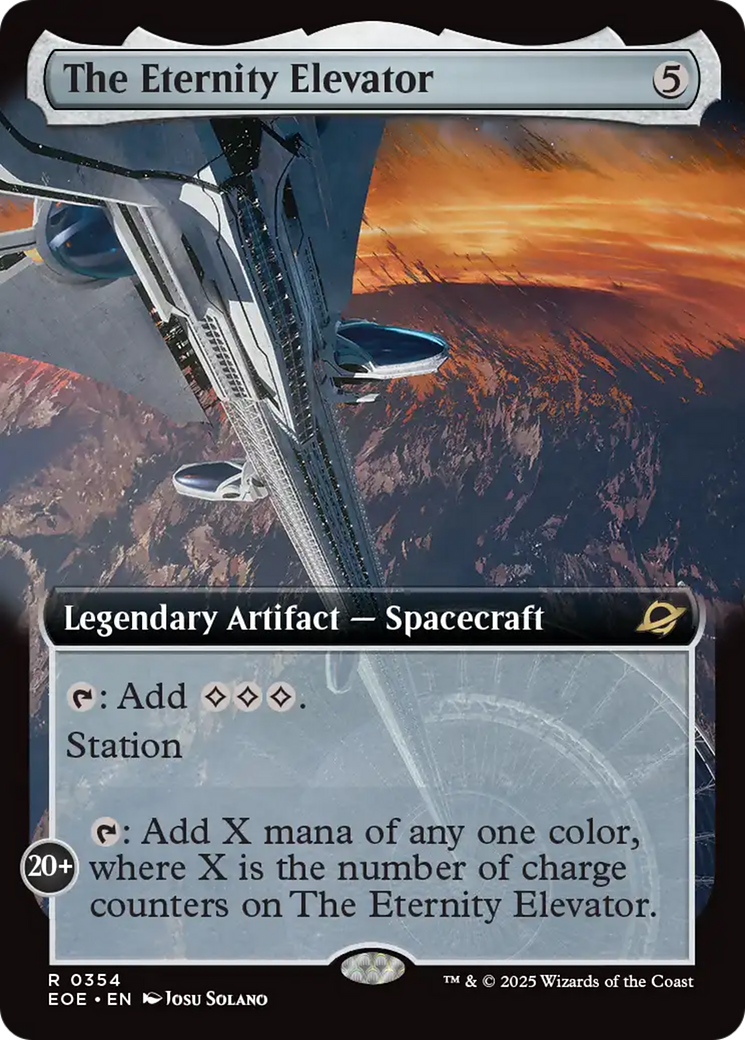 The Eternity Elevator (Extended Art) [Edge of Eternities] MTG Single Magic: The Gathering | Red Claw Gaming