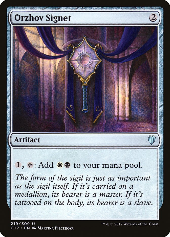 Orzhov Signet [Commander 2017] MTG Single Magic: The Gathering | Red Claw Gaming