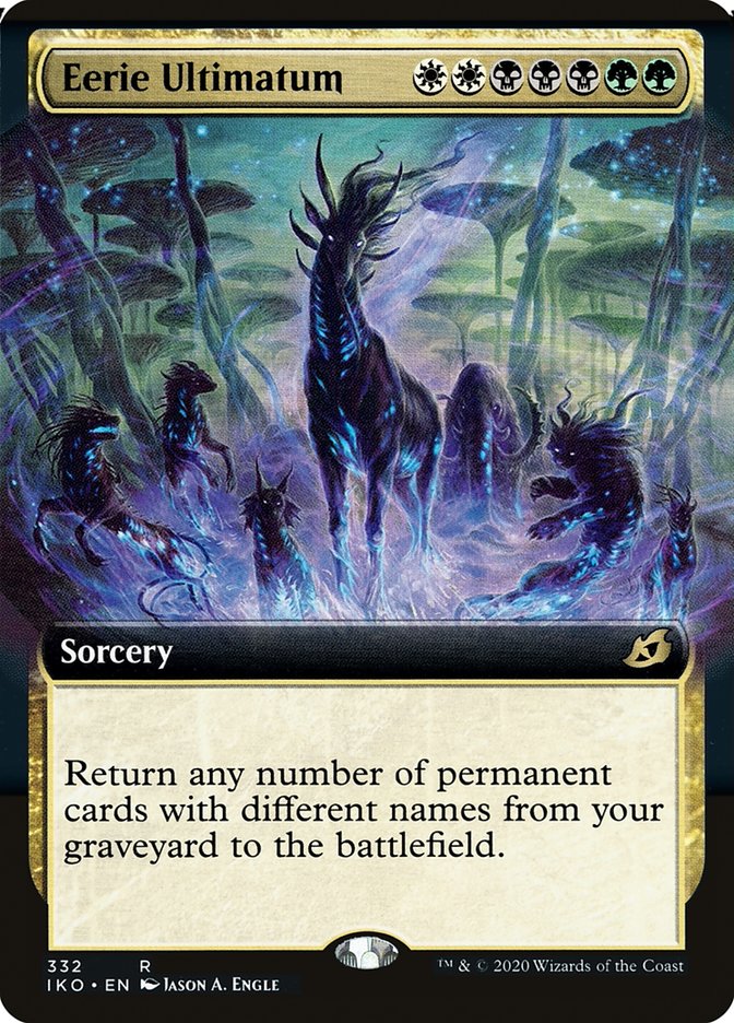 Eerie Ultimatum (Extended Art) [Ikoria: Lair of Behemoths] MTG Single Magic: The Gathering | Red Claw Gaming