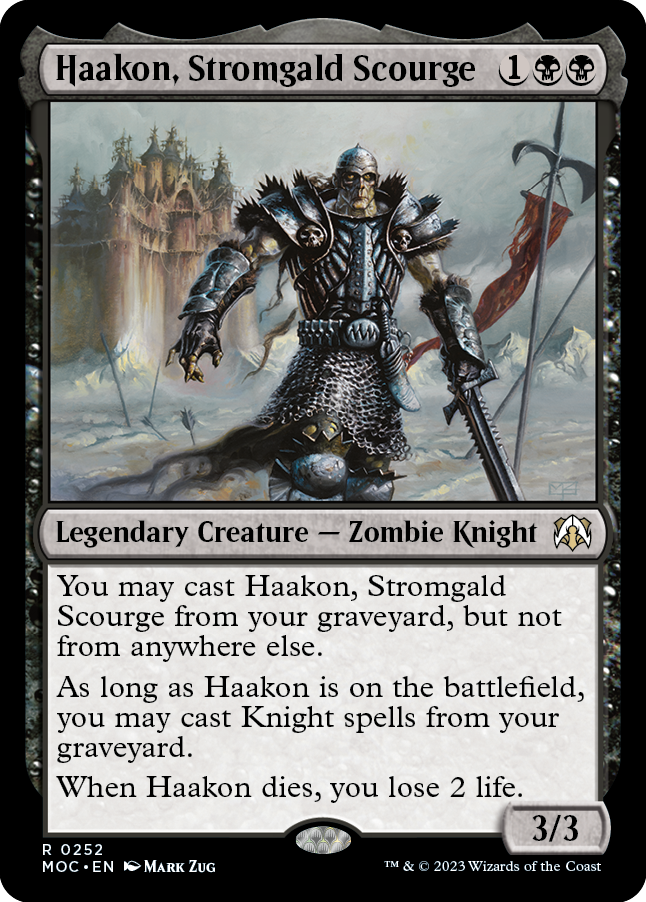 Haakon, Stromgald Scourge [March of the Machine Commander] MTG Single Magic: The Gathering | Red Claw Gaming