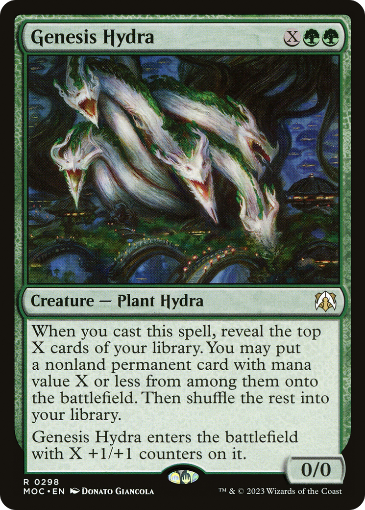 Genesis Hydra [March of the Machine Commander] MTG Single Magic: The Gathering | Red Claw Gaming