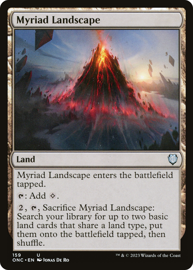 Myriad Landscape [Phyrexia: All Will Be One Commander] MTG Single Magic: The Gathering | Red Claw Gaming