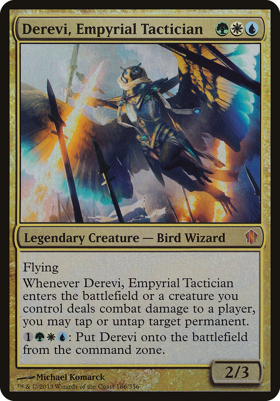 Derevi, Empyrial Tactician (Oversized) [Commander 2013 Oversized] MTG Single Magic: The Gathering | Red Claw Gaming